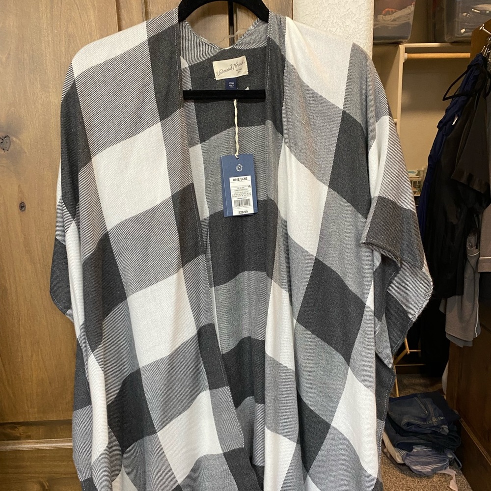 Plaid wrap